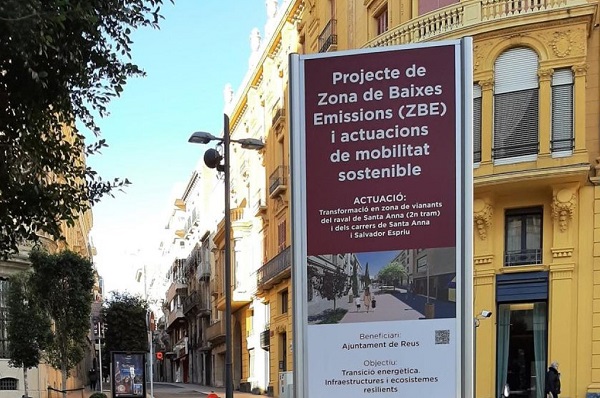 Implantació tecnològica de la zona de baixes emissions (ZBE) de Reus
