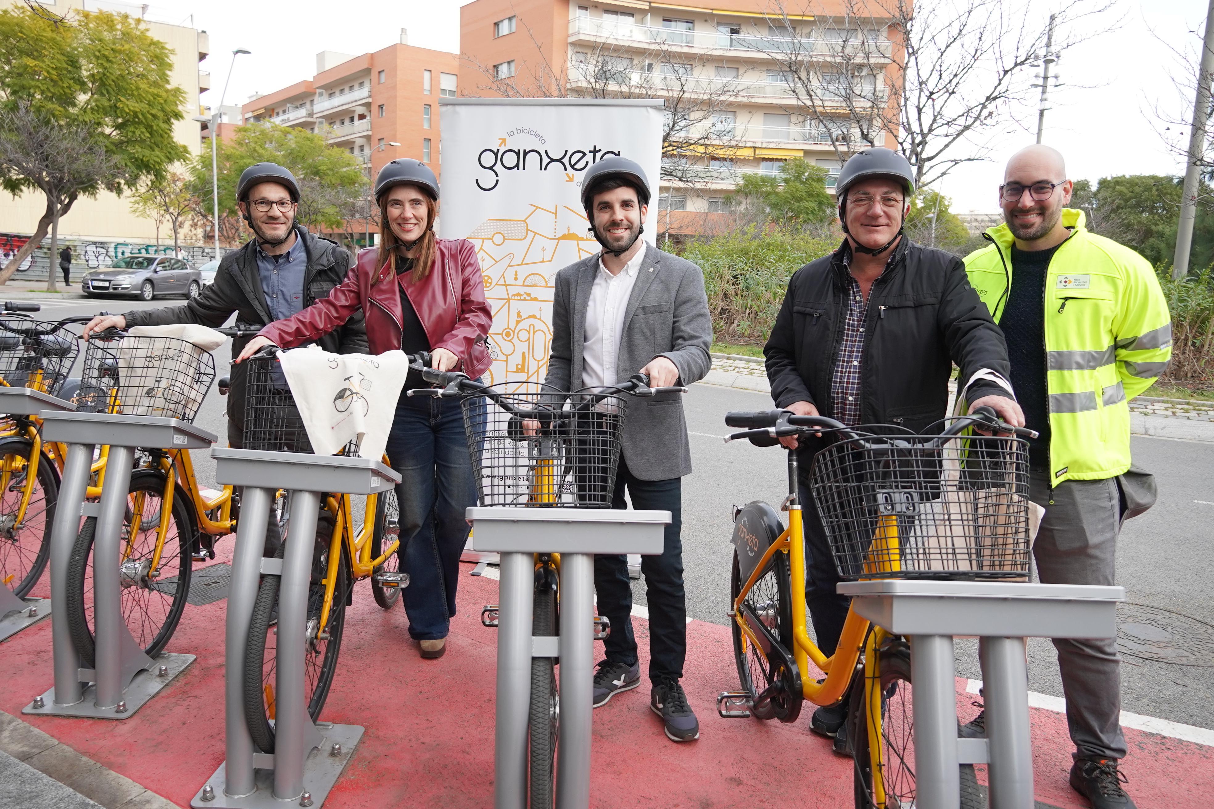 Roda de premsa de presentació del primer any de la Ganxeta