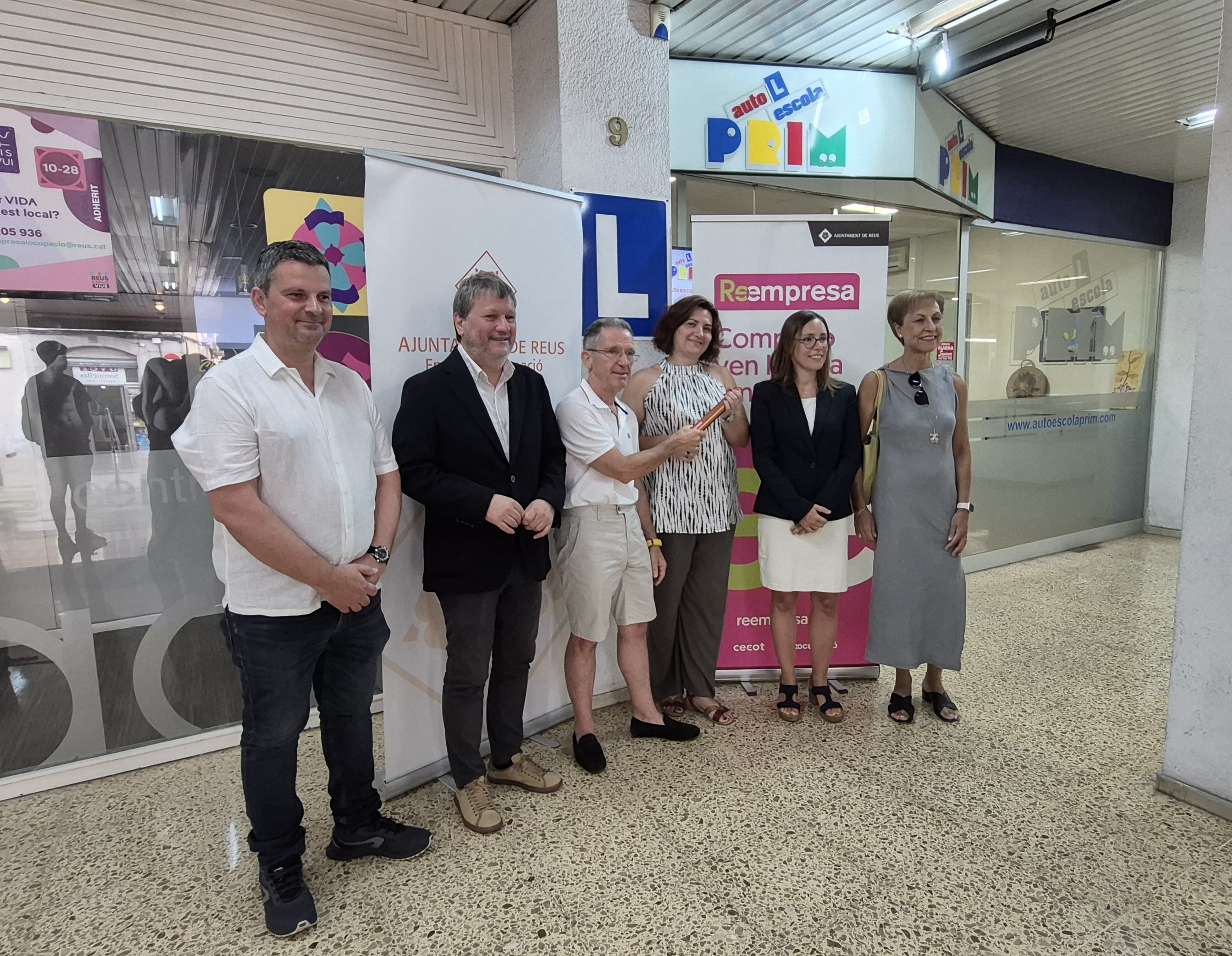 Presentació de la transmissió empresarial de l'Autoescola Prim