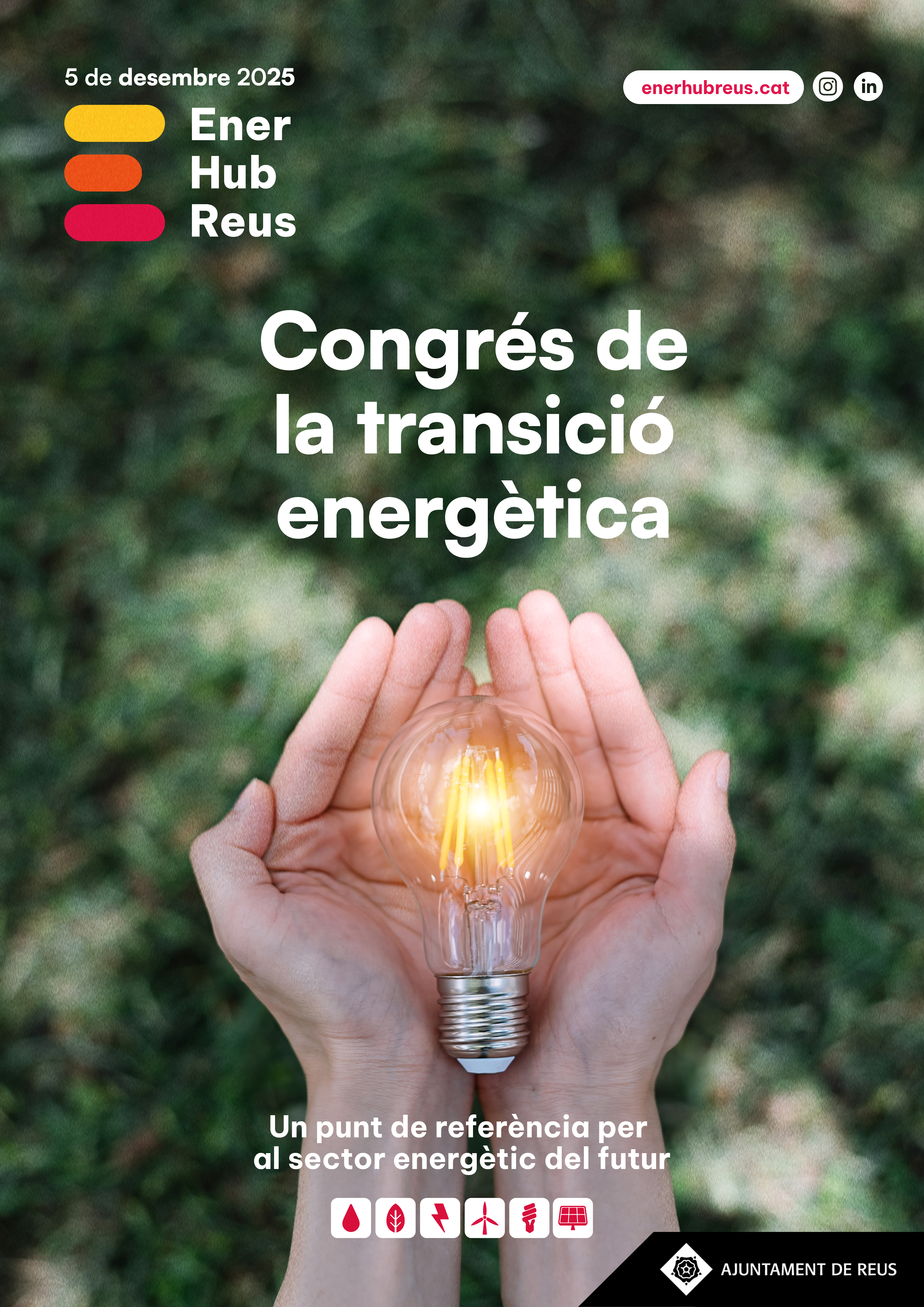 Cartell congrés EnerHub Reus