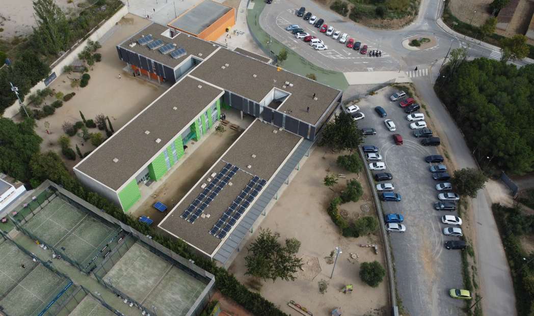 Instal·lació a l'escola la Vitxeta