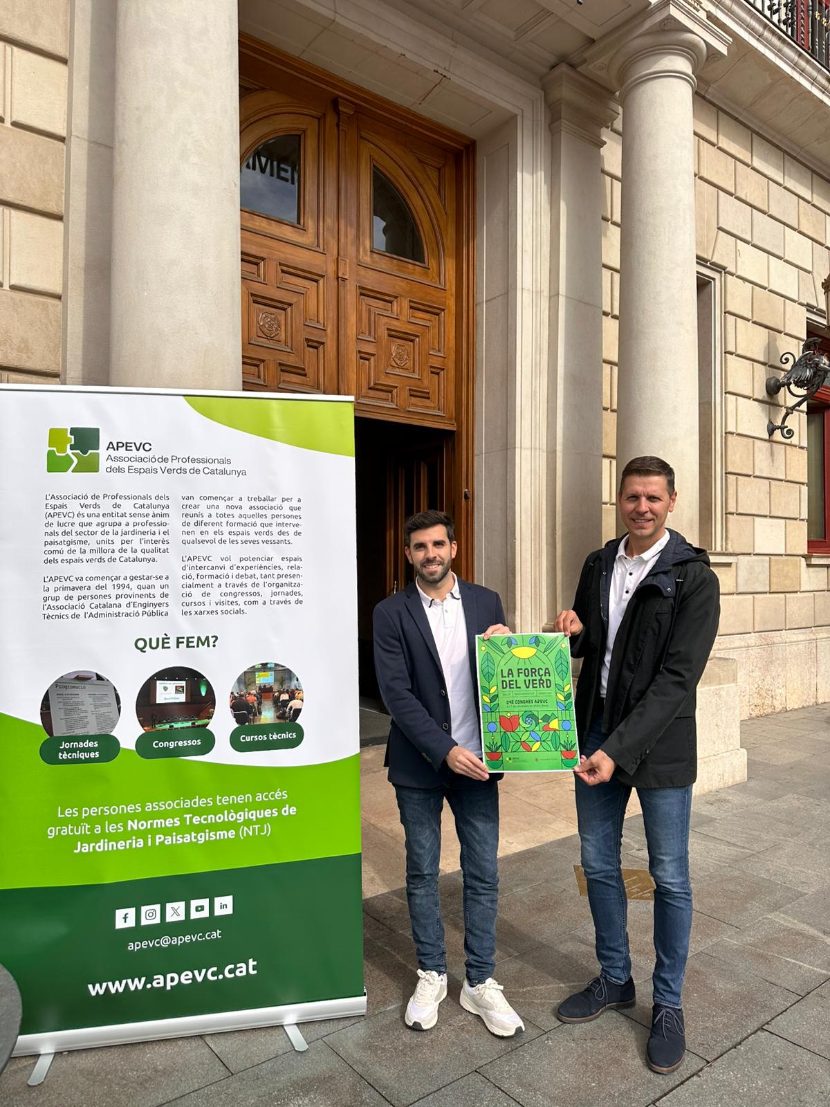 Regidor Daniel Marcos i Joan Guitart, president APEVC