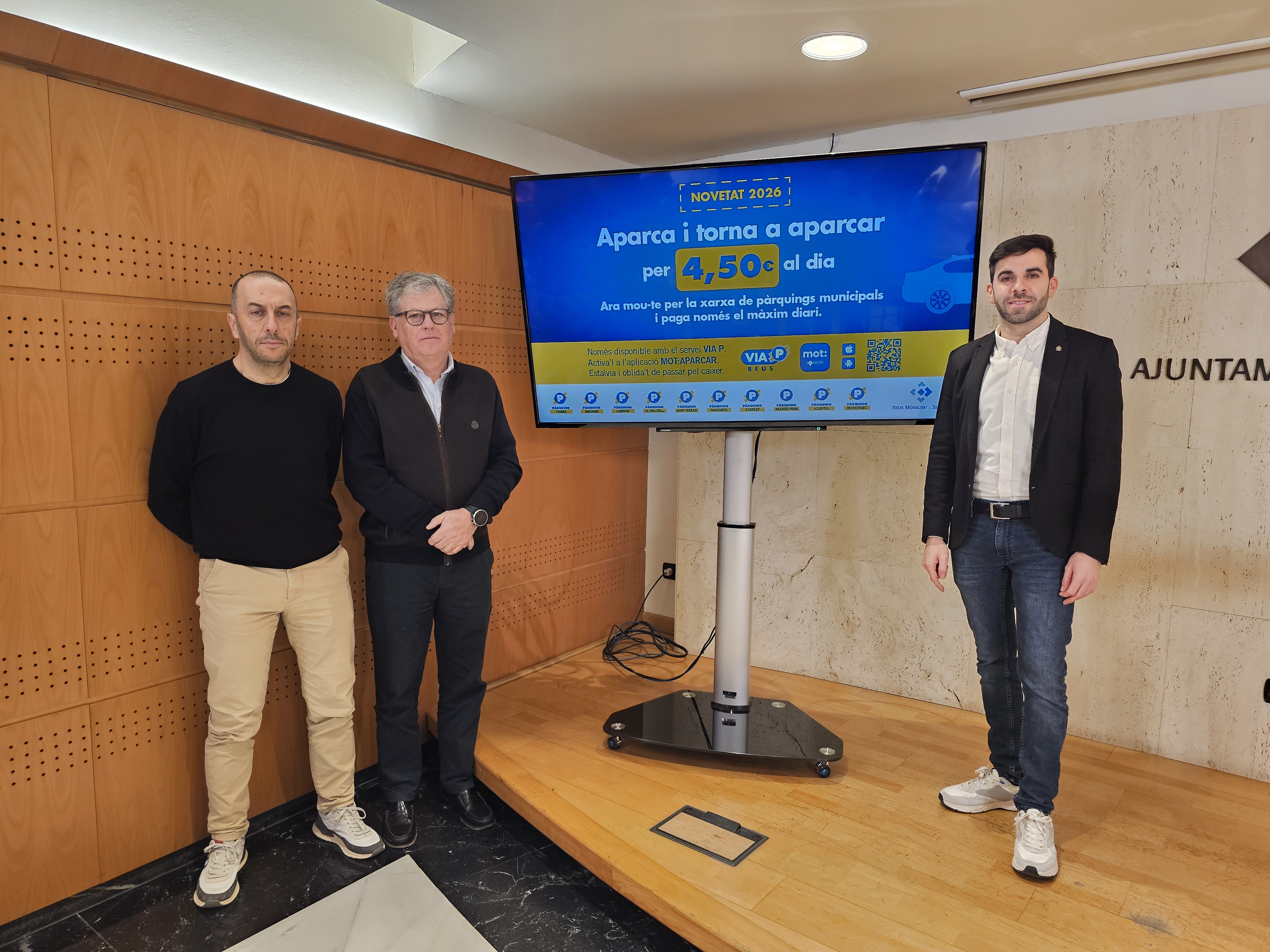 Presentació novetats aparcaments 2026