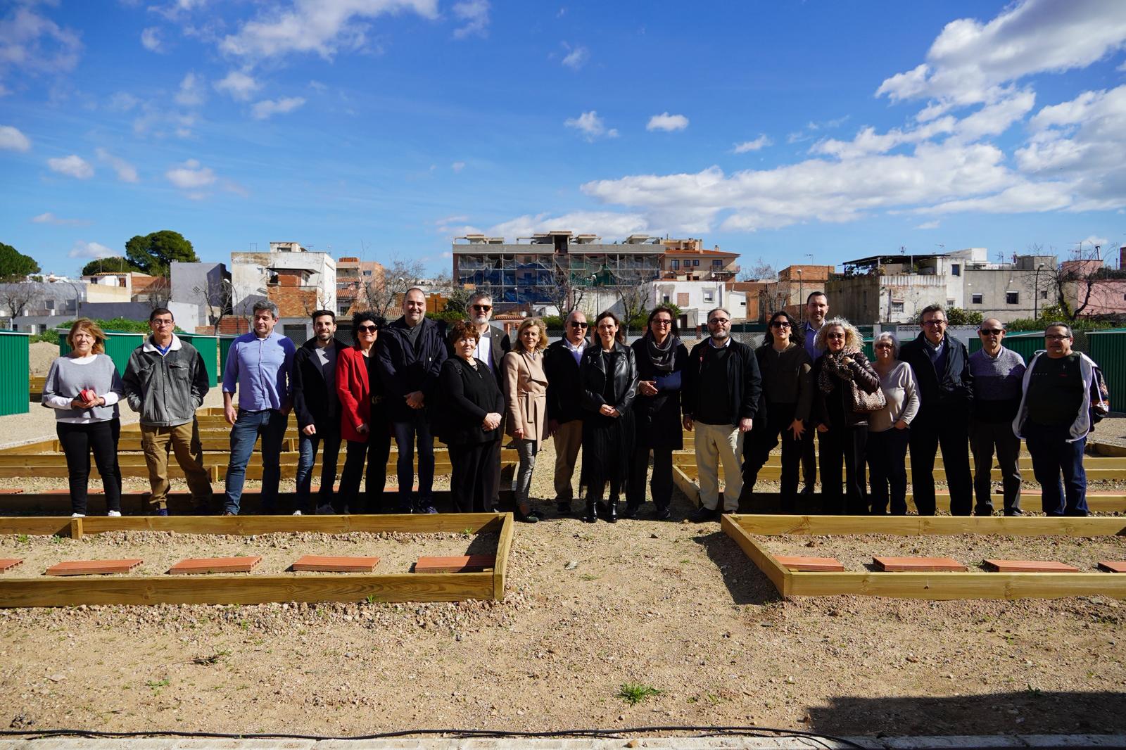 Inauguració horts urbans del carrer d'Astorga