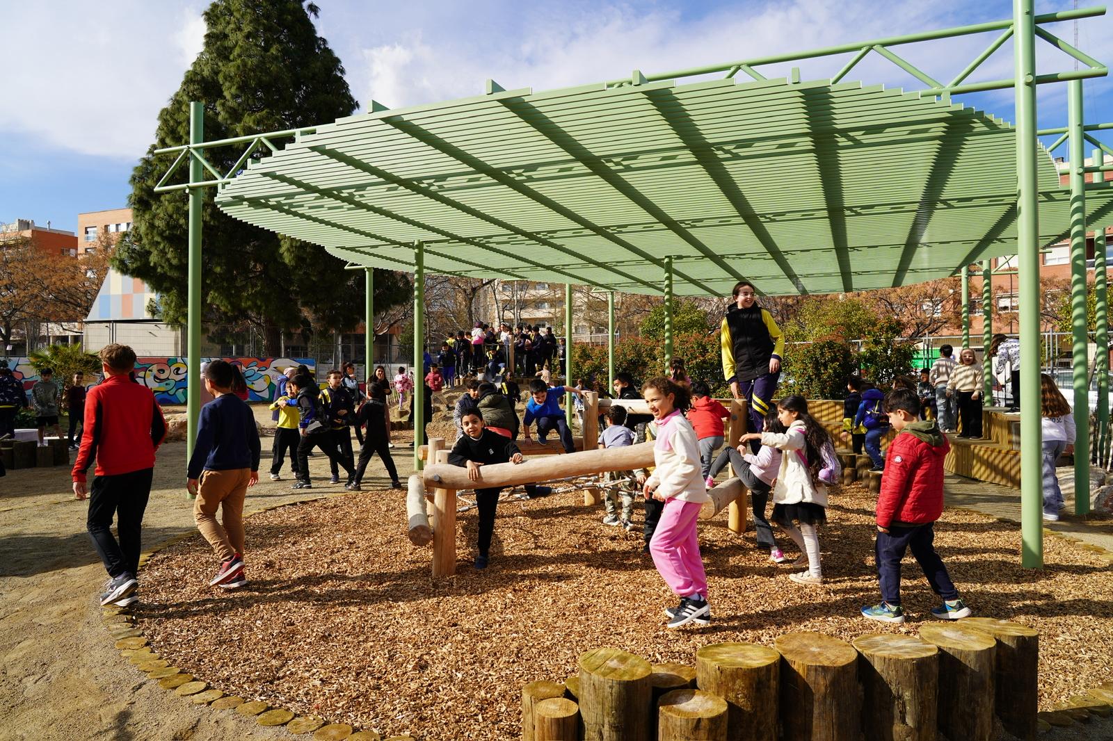 Inauguració del refugi climàtic de l'escola Teresa Miquel i Pàmies