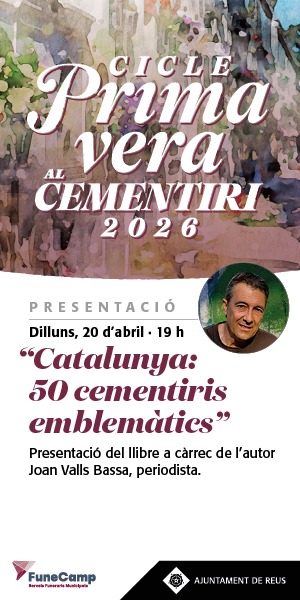 Cartell presentació llibre cementiris